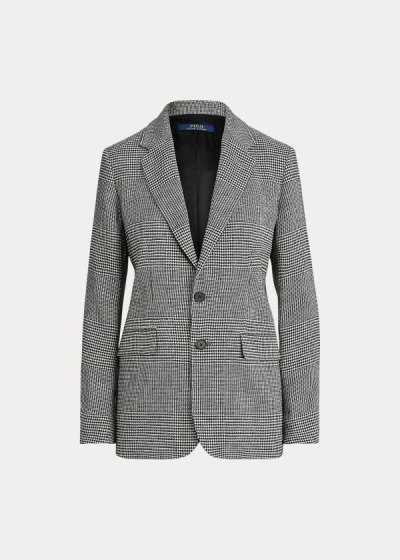 Women's Polo Ralph Lauren Glen Plaid Linen Blazers | 629783CYK